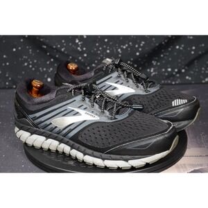 Brooks Beast 18 Running Shoes Mens Size 10 Black Extra Wide 4E Road Sneakers
